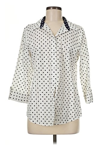 Allison Daley 3/4 Sleeve Button-Down Shirt (view 1)