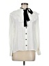 Zara Ivory Long Sleeve Blouse Size M - photo 1