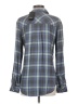 Rails 100% Rayon Plaid Gray Long Sleeve Button-Down Shirt Size S - photo 2
