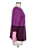 Talbots Color Block Purple Pullover Sweater Size M - photo 4