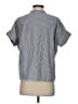 Everlane Stripes Gray Short Sleeve Blouse Size 00 - photo 2