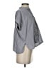 Everlane Stripes Gray Short Sleeve Blouse Size 00 - photo 4
