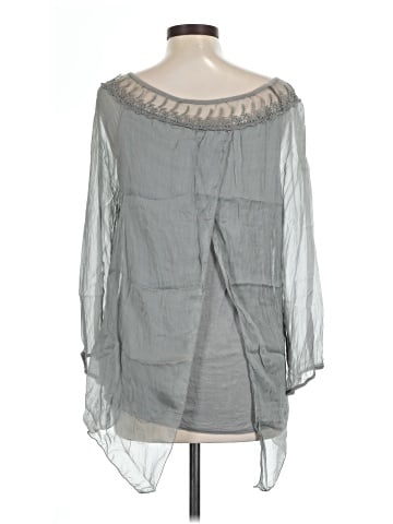 Carla Conti 3/4 Sleeve Silk Top (view 2)