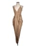 Mable Tan Cocktail Dress Size L - photo 1