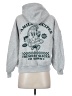 Pull&Bear Silver Pullover Hoodie Size XS - photo 2