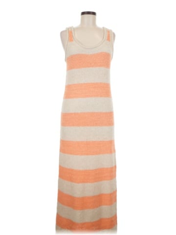 Self Contrast Casual Dress (view 1)