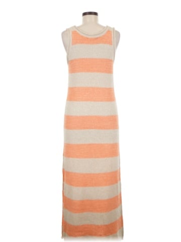 Self Contrast Casual Dress (view 2)