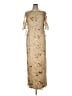JS Collections 100% Polyester Gold Cocktail Dress Size 14 - photo 1