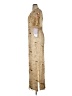 JS Collections 100% Polyester Gold Cocktail Dress Size 14 - photo 5