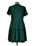 Unbranded Solid Green Casual Dress Size L - photo 2