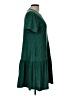 Unbranded Solid Green Casual Dress Size L - photo 4