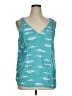 ModCloth Teal Sleeveless Blouse Size 1X - photo 1