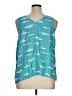 ModCloth Teal Sleeveless Blouse Size 1X - photo 2