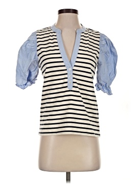 Veronica Beard Jeans Short Sleeve Top