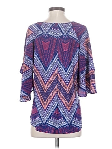 Amanda Uprichard 3/4 Sleeve Silk Top (view 2)
