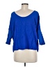 MNG Suit Blue 3/4 Sleeve Top Size 6 - photo 2