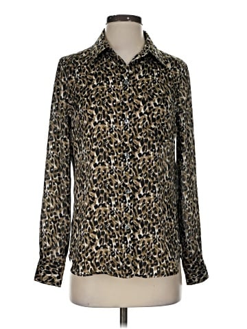 Equipment Long Sleeve Blouse (view 1)