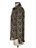 Equipment 100% Polyester Animal Print Gold Long Sleeve Blouse Size XS - photo 5