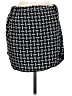 Trouve 100% Polyester Houndstooth Black Casual Skirt Size M - photo 1
