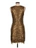 Max Studio 100% Nylon Gold Cocktail Dress Size L - photo 2