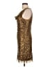 Max Studio 100% Nylon Gold Cocktail Dress Size L - photo 5