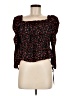 Topshop 100% Polyester Black 3/4 Sleeve Blouse Size 6 - photo 1