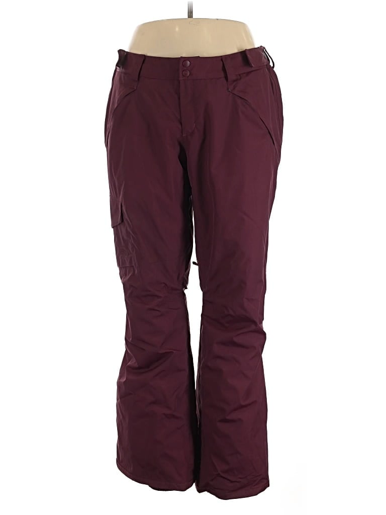 Pre-owned The North Face Casual Pants In Burgundy