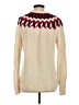 J.Crew Argyle Ivory Pullover Sweater Size S - photo 2