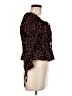 Topshop 100% Polyester Black 3/4 Sleeve Blouse Size 6 - photo 4