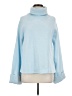 En Elly Blue Turtleneck Sweater Size M - photo 1