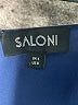 Saloni 100% Polyester Blue Sleeveless Blouse Size 0 - photo 7