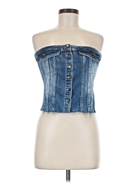Assorted Brands Sleeveless Button Down Shirt