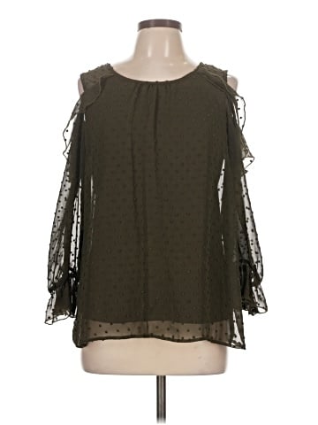Roz & Ali 3/4 Sleeve Blouse (view 1)