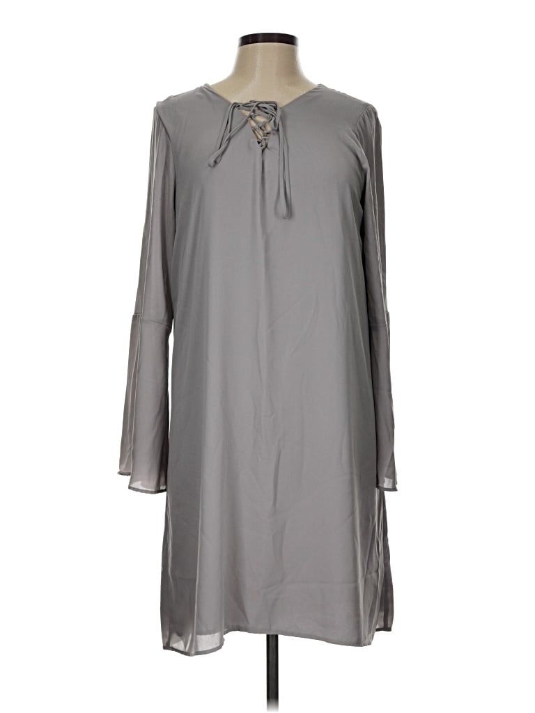 Pre-owned Pink Rose Casual Dress In Gray