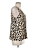 Ann Taylor Tan Sleeveless Blouse Size M - photo 4