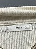 MNG Stripes Ivory Turtleneck Sweater Size M - photo 7