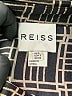 Reiss 100% Silk Tweed Black Long Sleeve Silk Top Size 2 - photo 7