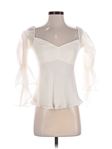 Intermix Sleeveless Silk Top (view 1)