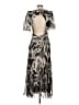 BCBG 100% Polyester Gray Cocktail Dress Size 4 - photo 2