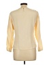 Talbots 100% Silk Ivory Long Sleeve Silk Top Size 10 - photo 2