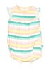 Carter's 100% Cotton White Short Sleeve Onesie 3-6 MO / 6 MO - photo 1