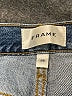 FRAME 100% Cotton Blue Denim Shorts Size 26 waist - photo 3