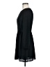 MNG 100% Polyester Solid Black Casual Dress Size 6 - photo 5