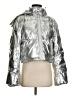 Alo 100% Polyester Metallic Silver Jacket Size XS - photo 1