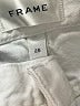 FRAME 100% Cotton Ivory Shorts Size 26 waist - photo 5