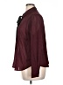 Forever 21 Plus 100% Polyester Polka Dots Burgundy Long Sleeve Blouse Size 1X Plus - photo 5