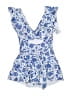 Assorted Brands Print Blue Romper Size M - photo 1