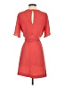 H&M 100% Polyester Solid Orange Casual Dress Size S - photo 2