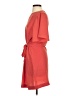 H&M 100% Polyester Solid Orange Casual Dress Size S - photo 5