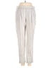 Calvin Klein Stripes Silver Casual Pants Size 2 - photo 1